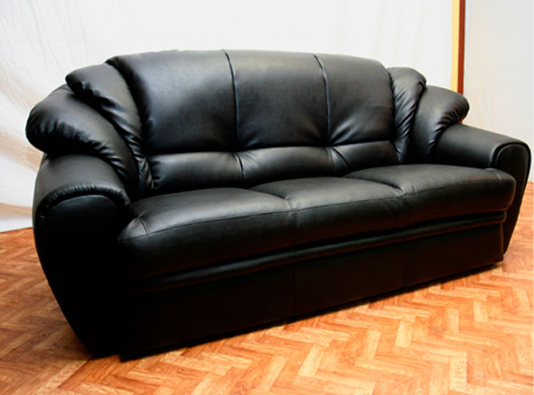 диван после обивки кожей